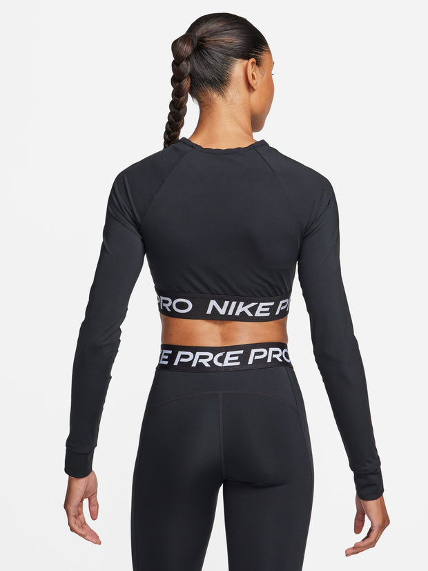 Nike Women's Pro 365 Dri-FIT Cropped Long-Sleeve Top