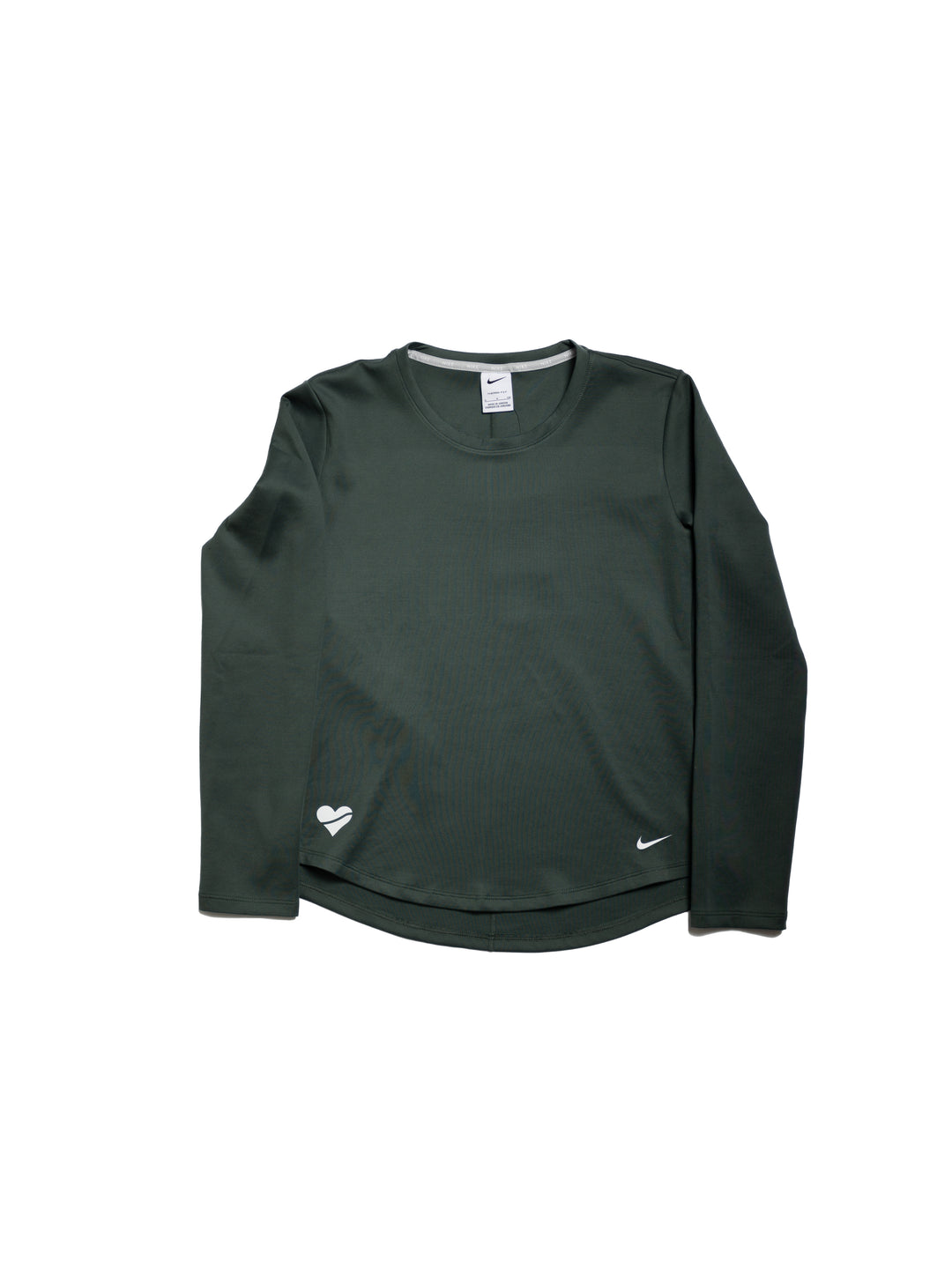 Nike offers Classic Logo Thick Long Sleeve Crewneck Pullover sz L