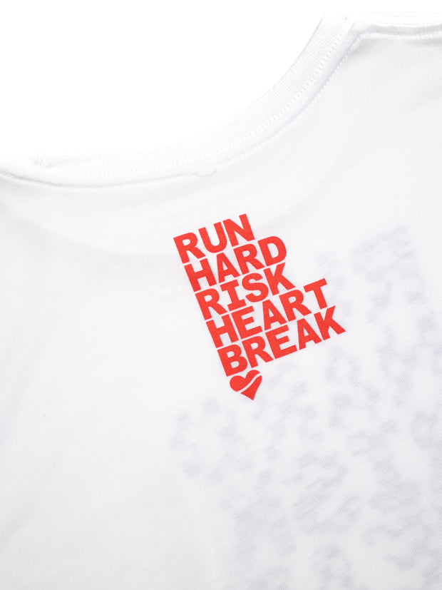 Heartbreak Run & Risk Flowy Cropped Tee