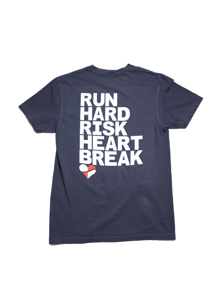 Heartbreak Small Battleshield Heart Logo Tee