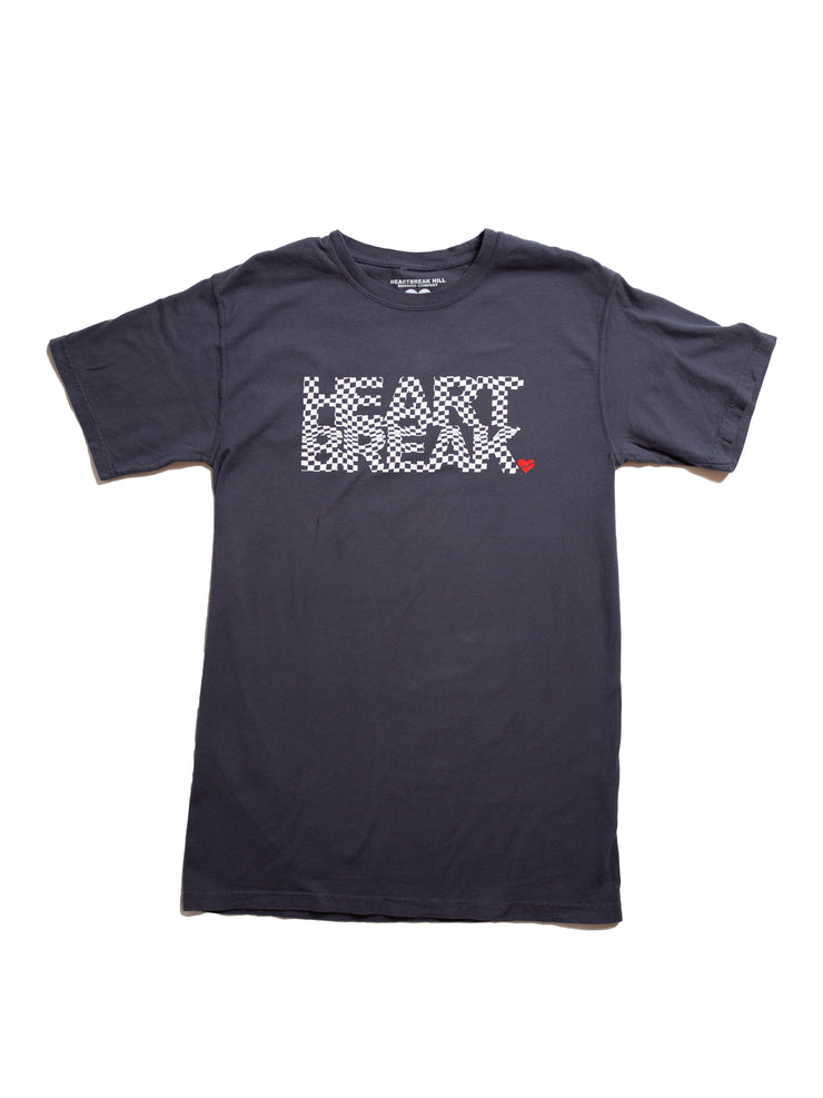 Heartbreak Wordmark Checkered Tee