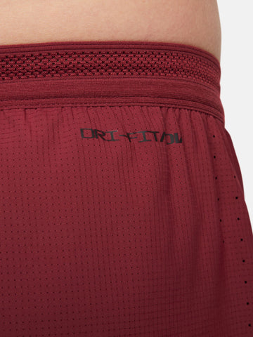 Nike Dri-Fit ADV Aeroswift 2inch Orange Red Running Shorts CJ7837