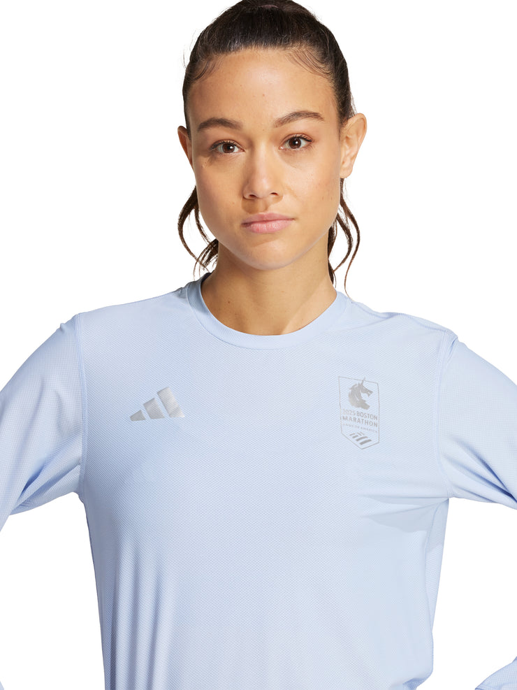 Adidas Women's Boston Marathon® 2025 Own The Run Long Sleeve Tee