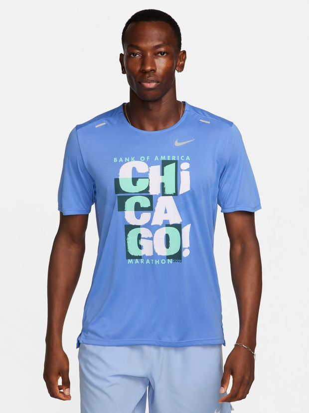 Nike Chicago Marathon Men's Rise 365 Short Sleeve