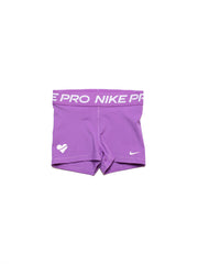 Nike Women's Pro 3" Heart Shorts