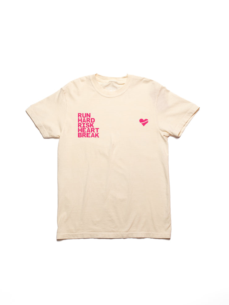 Heartbreak Run & Risk Slogan Tee