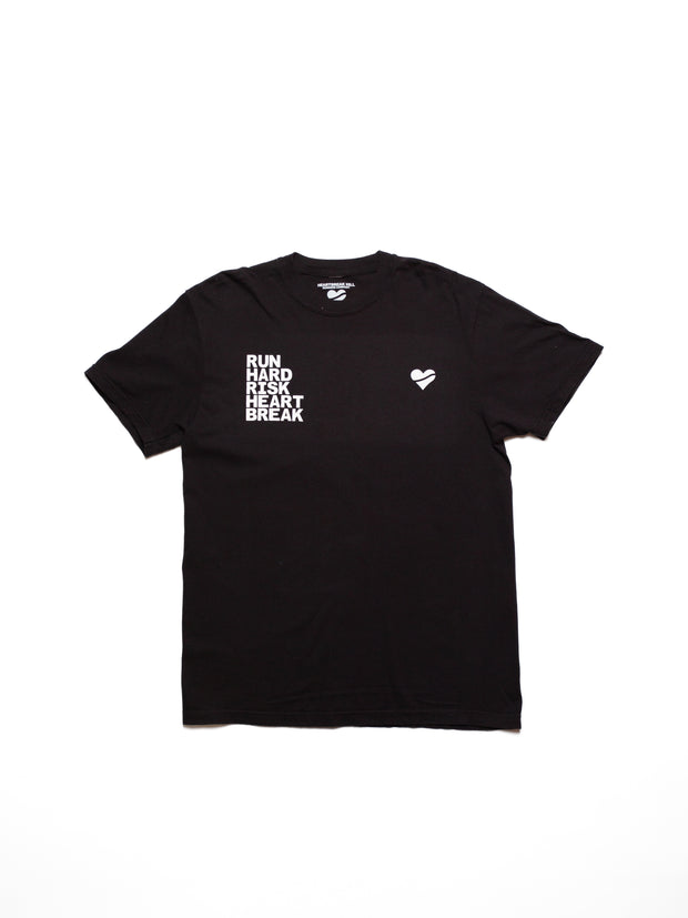 Heartbreak Run & Risk Slogan Tee