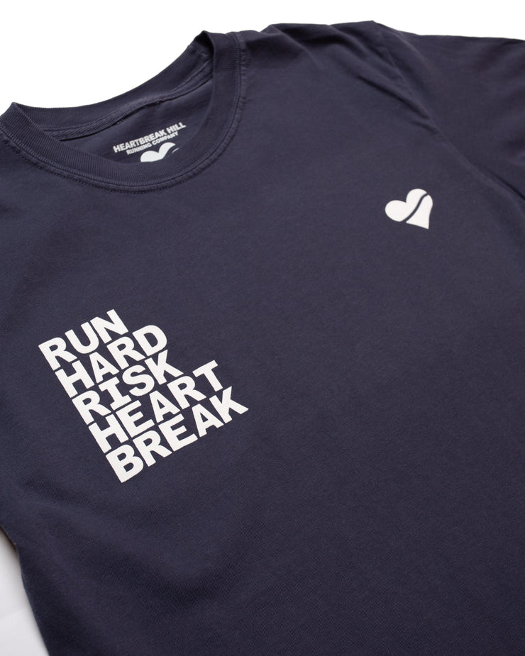 Heartbreak Run & Risk Slogan Tee