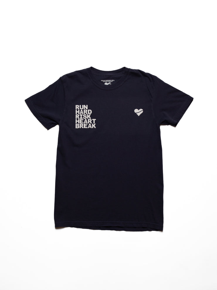 Heartbreak Run & Risk Slogan Tee