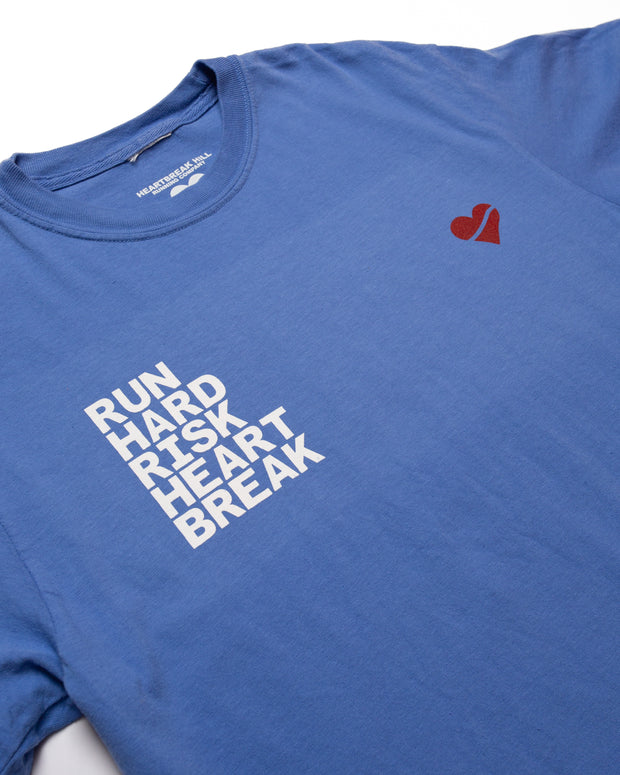 Heartbreak Run & Risk Slogan Tee