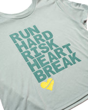 Heartbreak Run & Risk Flowy Cropped Tee