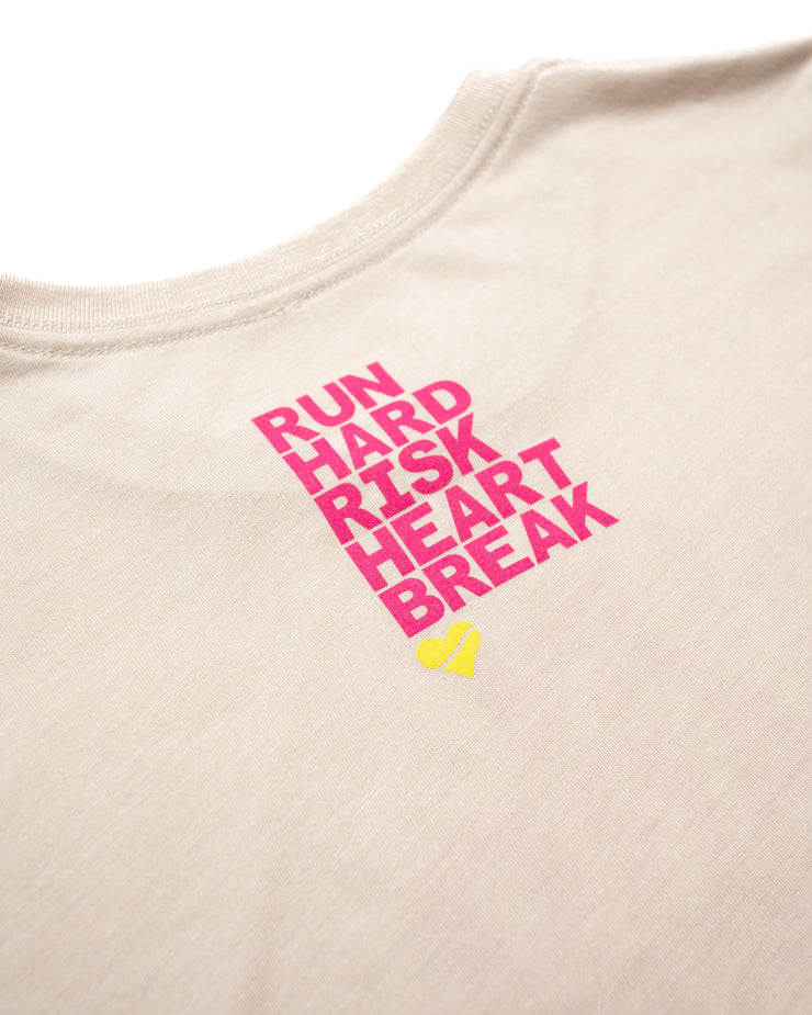 Heartbreak Run & Risk Flowy Cropped Tee