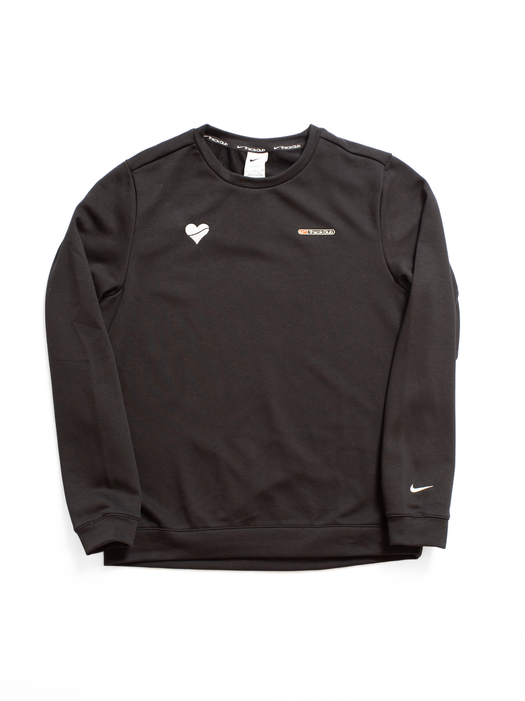 Nike Men s Track Club Fleece Long Sleeve Crew Neck Heartbreak Hill Running Company