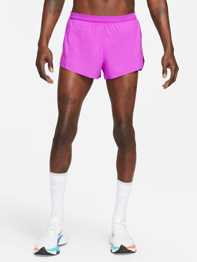 NWT Nike Men's Aeroswift 2” Running Shorts Vivid Purple CJ7837-552 Men's  Size-XL