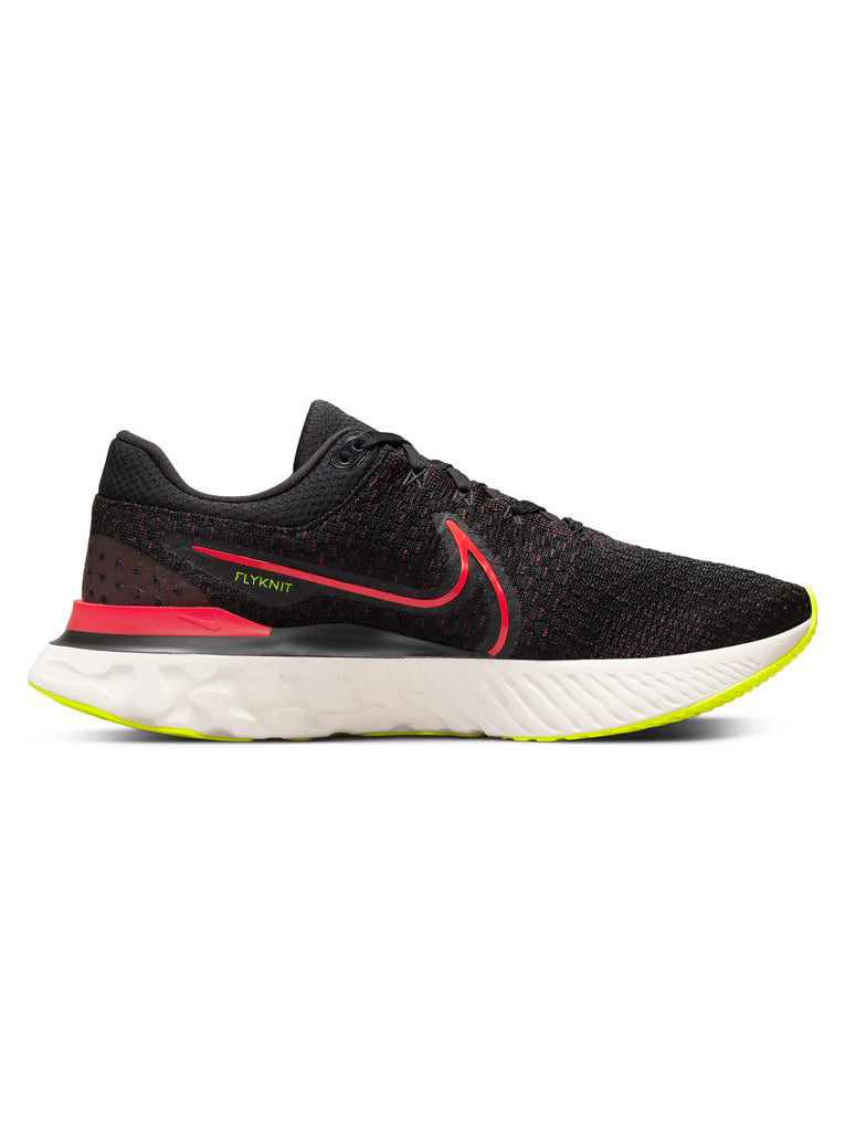 Nike React Infinity Run Flyknit 3 Black Siren Red Green