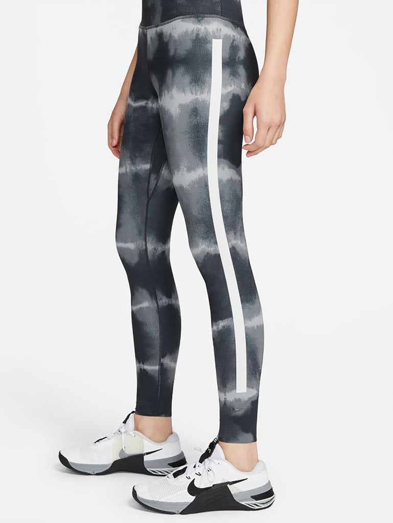 Women's leggings Nike Dri-Fit One Mid-Rise CRP Tight - lapis/white
