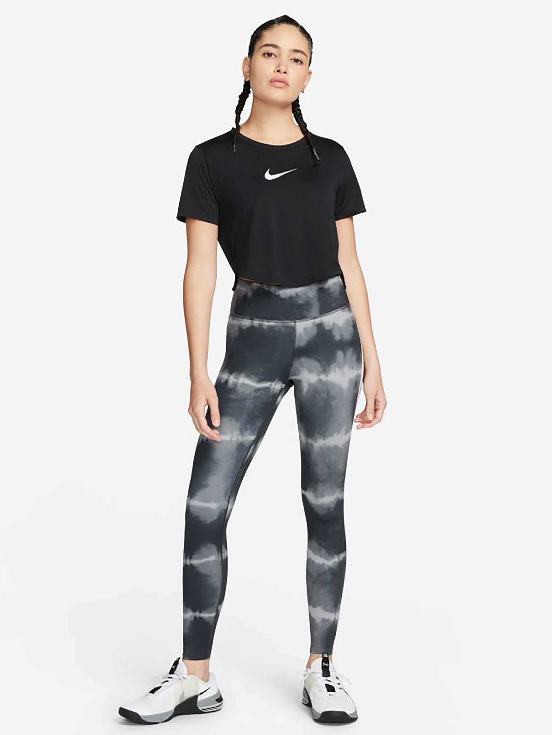 Nike Zenvy Tie-Dye Women's Gentle-Support High-Waisted 7/8 Leggings. Nike ID