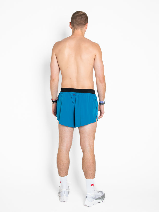 Heartbreak Men's Bear Cage 2" Split Shorts - Lake Blue