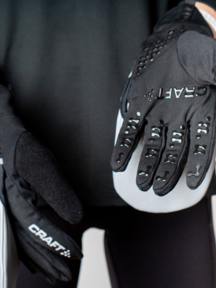 Craft Hybrid Weather Glove-Black