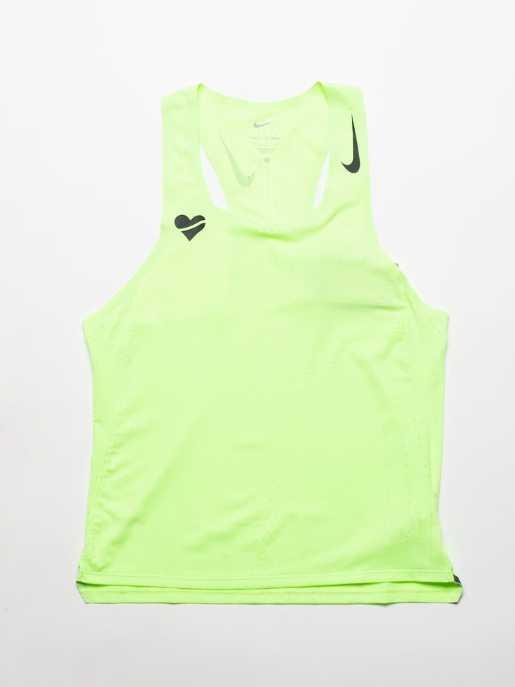 Nike Women's Dri-Fit Race Running Singlet, XL, White